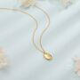 Coffee Bean Pendant Necklace In Sterling Silver, thumbnail 3 of 11