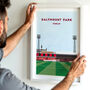 Personalised Football Stadium Art Print Gift : Request Any Stadium, thumbnail 8 of 11