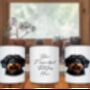 Personalised Wirehaired Dachshund Dog Hearts Pet Gift Mug, thumbnail 2 of 2