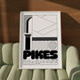 Pikes Ibiza Club Print | Poster | Wall Art | Geometric | Dj | Clubbing | Patterned | Bauhaus | Print | House Music, thumbnail 8 of 9