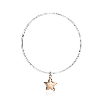 Personalised Star Charm Bangle, 4 of 10