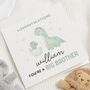 Dinosaur Big Brother New Baby Card, thumbnail 1 of 7