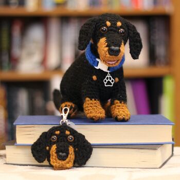 Personalised Crocheted Cuddly Toy Of Your Dog, 6 of 12