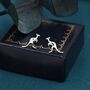 Sterling Silver Kangaroo Stud Earrings, thumbnail 4 of 10