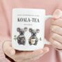 Personalised Cute Koala Tea Couples Mug, thumbnail 1 of 7