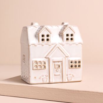 Ceramic House Tealight Holder, 2 of 5