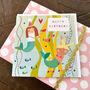 Mermaids Happy Birthday Card, thumbnail 3 of 5