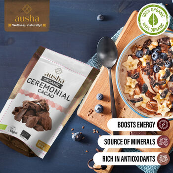 Organic Ceremonial Grade Cacao Paste 200g UK Certififed Organic By Soil Association, 4 of 10