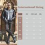 Luxury Leather Sheepskin Biker Black Jacket, thumbnail 2 of 6