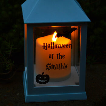 Personalised Halloween Candle Lantern, 3 of 5