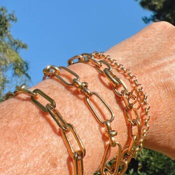 Gold Pvd Waterproof Chain Bracelets, 6 of 7