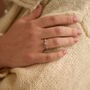 Cremation Ashes Heart Ring With Crystals For Human Or Pet Ashes, thumbnail 1 of 6