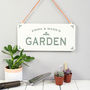 Personalised Hanging Metal Garden Sign, thumbnail 4 of 6