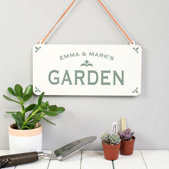 Personalised Hanging Metal Garden Sign, 4 of 6