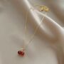 Cherry Earrings And Necklace Set, thumbnail 5 of 5