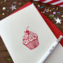 'Cherry Cupcake' Letterpress Card, thumbnail 3 of 6