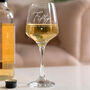 Personalised Wine Glass 50th Birthday Gift For Mum Or Friend, thumbnail 1 of 9