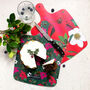 Heatproof Chopping Board Large Christmas Poinsettia, thumbnail 3 of 10