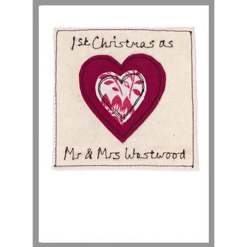 Personalised Heart Christmas Card For Him, Husband, Boyfriend, 2 of 11