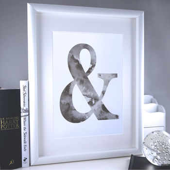 Ampersand Watercolour Print, 2 of 3