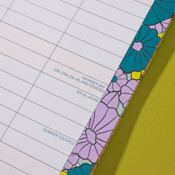 Academic Year Family Planner 2023 2024 | Retro Florals, 4 of 11