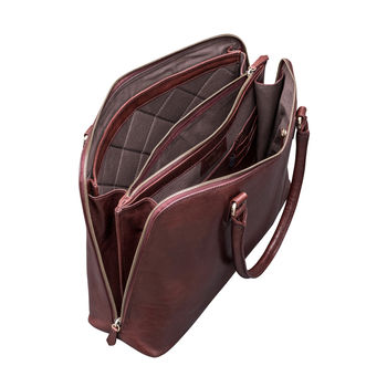 Personalised Luxury Genuine Leather Handbag 'Fiorella', 7 of 12