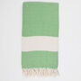 Nordic Handwoven Hammam Towel, thumbnail 5 of 9