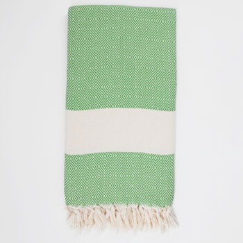 Nordic Handwoven Hammam Towel, 5 of 9