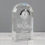 Personalised Glass Mr And Mrs Clock Gift, thumbnail 1 of 2