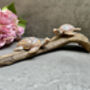 Double Painted Turtle Figurine Ornament – Root Sculpture, thumbnail 1 of 12