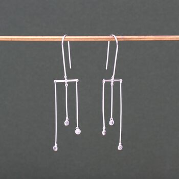Silver Or Gold Crystal Drop Chandelier Earrings, 2 of 6