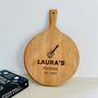 Personalised Round Wooden Pizza Board, thumbnail 4 of 9