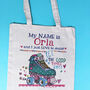 Personalised Love To Roller Skate Bag, thumbnail 7 of 12