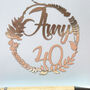Personalised 40th Floral Birthday Papercut Card, thumbnail 10 of 12