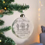 Personalised Home Glass Bauble, thumbnail 2 of 4