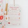 Sugarplum Christmas Rules Sign, thumbnail 1 of 2