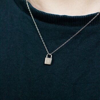 Personalised Mini Padlock Necklace, 4 of 8