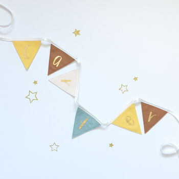 Personalised Neutral Baby Bunting, 2 of 5