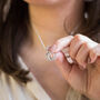 Personalised Interlocking Russian Ring Necklace, thumbnail 10 of 10