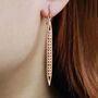 White Topaz Sterling Silver Pod Pendant, thumbnail 5 of 6