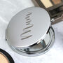 Personalised Name Silver Compact Mirror, thumbnail 3 of 5