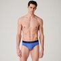 Men's 'Summertime Blues' Three Pack Cotton Briefs, thumbnail 8 of 10