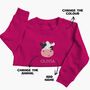 On The Wild Side Embroidered Children's Farm Jumper, thumbnail 2 of 12