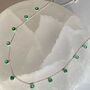 Emerald Station Necklace, thumbnail 1 of 8