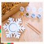 Paint Your Own Christmas Tea Light Candle Holder Kit, thumbnail 1 of 3