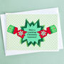 'Christmas Cracker' Personalised Christmas Card, thumbnail 1 of 2