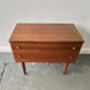 1960s Mid Century Vintage Petite Chest Of Drawers, thumbnail 2 of 8