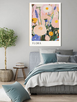 Flora Flower Meadow Art Print, 3 of 3