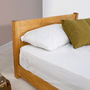 Low Oriental Space Saver Wooden Bed Frame, thumbnail 3 of 5
