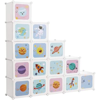 15 Cube Storage Unit Organiser Cabinet Shelves Wardrobe, 4 of 8